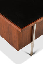 Load image into Gallery viewer, Mid-Century Modern Executive Desk in Walnut w/ Leather Top by Costa Mesa After George Nelson, USA, c. 1960's-ABT Modern