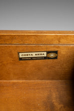 Load image into Gallery viewer, Mid-Century Modern Executive Desk in Walnut w/ Leather Top by Costa Mesa After George Nelson, USA, c. 1960's-ABT Modern