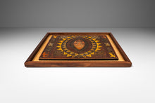 Load image into Gallery viewer, Mid-Century Modern Framed Embossed Leather Pre-Columbian Folk Art by Angel Pazmino, Ecuador, c. 1960's-ABT Modern