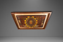 Load image into Gallery viewer, Mid-Century Modern Framed Embossed Leather Pre-Columbian Folk Art by Angel Pazmino, Equador, c. 1960's-ABT Modern