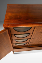 Load image into Gallery viewer, Mid-Century Modern Gentlemen's Dresser in Walnut by Barney Flagg for Drexel, Parallel Line, USA, c. 1960's-ABT Modern