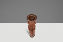 Load image into Gallery viewer, Mid-Century Modern Gothic Hand-Sculpted Oversized Candle Stick Holder Carved from Solid Teak, USA, c. 1960s-ABT Modern
