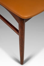 Load image into Gallery viewer, Mid-Century Modern High-Back Ladder-Back Accent Chair in Walnut & Leather the Manner of Niels Koefoed, USA, c. 1960's-ABT Modern