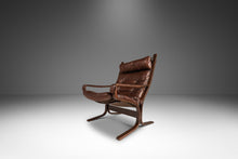 Load image into Gallery viewer, Mid-Century Modern High Back Siesta Chair and Ottoman by Igmar Relling for Westnofa, Norway, c. 1960's-ABT Modern