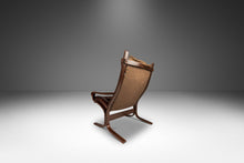 Load image into Gallery viewer, Mid-Century Modern High Back Siesta Chair and Ottoman by Igmar Relling for Westnofa, Norway, c. 1960's-ABT Modern