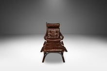 Load image into Gallery viewer, Mid-Century Modern High Back Siesta Chair and Ottoman by Igmar Relling for Westnofa, Norway, c. 1960's-ABT Modern