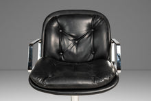 Load image into Gallery viewer, Mid-Century Modern High-Stance Office Chair in Chrome and Vinyl After Charles Pollock, USA, c. 1960's-ABT Modern