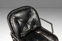Load image into Gallery viewer, Mid-Century Modern High-Stance Office Chair in Chrome and Vinyl After Charles Pollock, USA, c. 1960's-ABT Modern