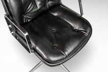 Load image into Gallery viewer, Mid-Century Modern High-Stance Office Chair in Chrome and Vinyl After Charles Pollock, USA, c. 1960's-ABT Modern