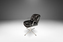 Load image into Gallery viewer, Mid-Century Modern High-Stance Office Chair in Chrome and Vinyl After Charles Pollock, USA, c. 1960's-ABT Modern
