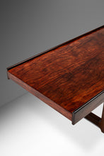 Load image into Gallery viewer, Mid-Century Modern Long “Krobo” Table / Bench in Rosewood w/ Leather Seat by Torbjørn Afdal for Bruksbo, Norway, c. 1960's-ABT Modern