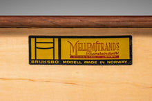 Load image into Gallery viewer, Mid-Century Modern Long “Krobo” Table / Bench in Rosewood w/ Leather Seat by Torbjørn Afdal for Bruksbo, Norway, c. 1960's-ABT Modern