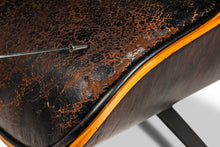 Load image into Gallery viewer, Mid-Century Modern Lounge Chair and Ottoman Set After Charles & Ray Eames in Rosewood and Distressed Leather, USA, c. 1970's-ABT Modern