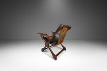 Load image into Gallery viewer, Mid-Century Modern Lounge Chair and Ottoman Set in Cocobolo Rosewood & Leather by Don S. Shoemaker for Señal Furniture, Mexico, c. 1960s-ABT Modern