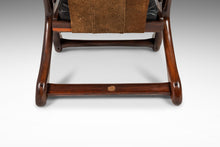 Load image into Gallery viewer, Mid-Century Modern Lounge Chair and Ottoman Set in Cocobolo Rosewood & Leather by Don S. Shoemaker for Señal Furniture, Mexico, c. 1960s-ABT Modern