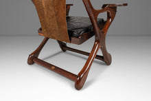 Load image into Gallery viewer, Mid-Century Modern Lounge Chair and Ottoman Set in Cocobolo Rosewood & Leather by Don S. Shoemaker for Señal Furniture, Mexico, c. 1960s-ABT Modern