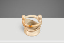 Load image into Gallery viewer, Mid-Century Modern "Lovers Embracing" Marble Stone Sculpture & Tealight Candle Holder, Kenya, c. 1980's-ABT Modern