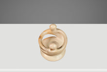 Load image into Gallery viewer, Mid-Century Modern "Lovers Embracing" Marble Stone Sculpture & Tealight Candle Holder, Kenya, c. 1980's-ABT Modern