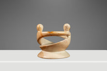 Load image into Gallery viewer, Mid-Century Modern "Lovers Embracing" Marble Stone Sculpture & Tealight Candle Holder, Kenya, c. 1980's-ABT Modern