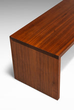 Load image into Gallery viewer, Mid-Century Modern Minimalist Hand-made / Custom-made Studio / Gallery Bench in Walnut, USA, c. 1980s-ABT Modern