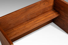 Load image into Gallery viewer, Mid-Century Modern Minimalist Hand-made / Custom-made Studio / Gallery Bench in Walnut, USA, c. 1980s-ABT Modern