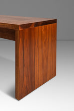 Load image into Gallery viewer, Mid-Century Modern Minimalist Hand-made / Custom-made Studio / Gallery Bench in Walnut, USA, c. 1980s-ABT Modern