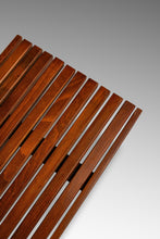 Load image into Gallery viewer, Mid-Century Modern Minimalist Slatted (6 ft) Long Bench in Solid European Walnut, Yugoslavia, c. 1950's-ABT Modern
