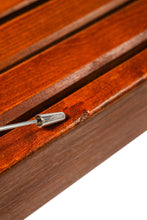 Load image into Gallery viewer, Mid-Century Modern Minimalist Slatted (6 ft) Long Bench in Solid European Walnut, Yugoslavia, c. 1950's-ABT Modern