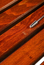 Load image into Gallery viewer, Mid-Century Modern Minimalist Slatted (6 ft) Long Bench in Solid European Walnut, Yugoslavia, c. 1950's-ABT Modern