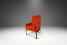 Load image into Gallery viewer, Mid-Century Modern Model 1140 High-Back Lounge Chair in Walnut and New Upholstery by Jens Risom For Jens Risom Designs, USA, c. 1960's-ABT Modern