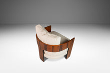 Load image into Gallery viewer, Mid-Century Modern "On-3" Lounge Chair in Brazilian Rosewood & Bouclé by Milo Baughman for Thayer Coggin, USA, 1966-ABT Modern