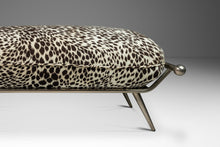 Load image into Gallery viewer, Mid-Century Modern Ottoman/Bench in Animal Print by Milo Baughman for Carson's, USA, c. 1980's-ABT Modern