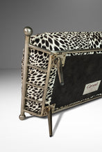 Load image into Gallery viewer, Mid-Century Modern Ottoman/Bench in Animal Print by Milo Baughman for Carson's, USA, c. 1980's-ABT Modern