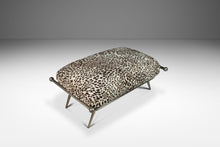 Load image into Gallery viewer, Mid-Century Modern Ottoman/Bench in Animal Print by Milo Baughman for Carson's, USA, c. 1980's-ABT Modern