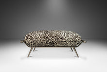 Load image into Gallery viewer, Mid-Century Modern Ottoman/Bench in Animal Print by Milo Baughman for Carson's, USA, c. 1980's-ABT Modern