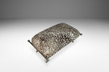 Load image into Gallery viewer, Mid-Century Modern Ottoman/Bench in Animal Print by Milo Baughman for Carson's, USA, c. 1980's-ABT Modern