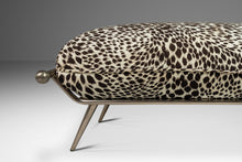 Load image into Gallery viewer, Mid-Century Modern Ottoman/Bench in Animal Print by Milo Baughman for Carson's, USA, c. 1980's-ABT Modern