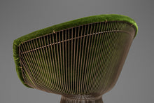 Load image into Gallery viewer, Mid-Century Modern 'Platner' Lounge Chair by Warren Platner for Knoll in Luxurious Green Kravet Couture Mohair, USA, c. 1973-ABT Modern