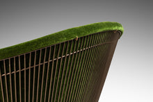 Load image into Gallery viewer, Mid-Century Modern 'Platner' Lounge Chair by Warren Platner for Knoll in Luxurious Green Kravet Couture Mohair, USA, c. 1973-ABT Modern
