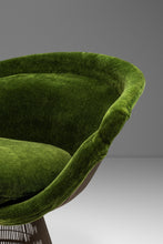 Load image into Gallery viewer, Mid-Century Modern 'Platner' Lounge Chair by Warren Platner for Knoll in Luxurious Green Kravet Couture Mohair, USA, c. 1973-ABT Modern