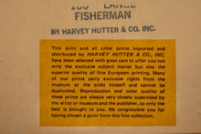 Load image into Gallery viewer, Mid-Century Modern Print of 'Fisherman' by Israeli Artist Margot Lange Ascheim, West Germany, c. 1960's-ABT Modern