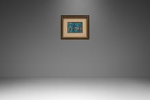 Load image into Gallery viewer, Mid-Century Modern Print of 'Fisherman' by Israeli Artist Margot Lange Ascheim, West Germany, c. 1960's-ABT Modern