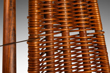 Load image into Gallery viewer, Mid-Century Modern Rocking Chair in Solid Walnut & Rattan by Arthur Umanoff for Washington Woodcraft, USA, c. 1960's-ABT Modern