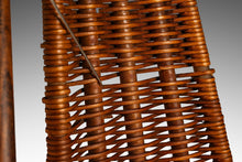 Load image into Gallery viewer, Mid-Century Modern Rocking Chair in Solid Walnut & Rattan by Arthur Umanoff for Washington Woodcraft, USA, c. 1960's-ABT Modern