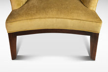 Load image into Gallery viewer, Mid-Century Modern Saber Leg Lounge Chair in Walnut & Original Fabric After Harvey Probber, USA, c. 1970's-ABT Modern