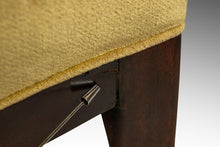 Load image into Gallery viewer, Mid-Century Modern Saber Leg Lounge Chair in Walnut & Original Fabric After Harvey Probber, USA, c. 1970's-ABT Modern