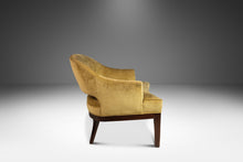 Load image into Gallery viewer, Mid-Century Modern Saber Leg Lounge Chair in Walnut & Original Fabric After Harvey Probber, USA, c. 1970's-ABT Modern