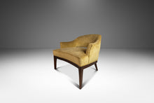 Load image into Gallery viewer, Mid-Century Modern Saber Leg Lounge Chair in Walnut & Original Fabric After Harvey Probber, USA, c. 1970's-ABT Modern