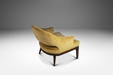 Load image into Gallery viewer, Mid-Century Modern Saber Leg Lounge Chair in Walnut & Original Fabric After Harvey Probber, USA, c. 1970's-ABT Modern