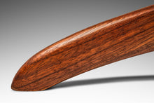 Load image into Gallery viewer, Mid-Century Modern Sculptural Coffee Table in Walnut w/ Kidney-Shaped Glass Top by Forest Wilson, USA, c. 1960's-ABT Modern